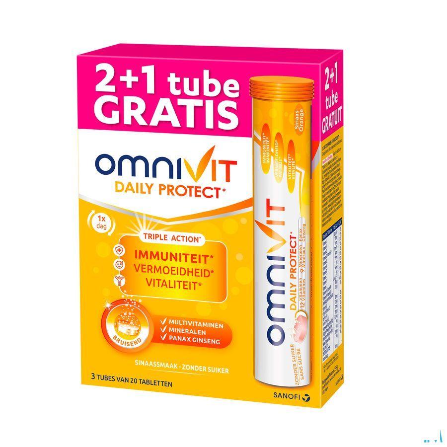 Omnivit Daily Protect Tripack Bruistabl 3X20  -  Sanofi