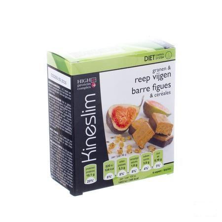 Kineslim Reep Granen En Vijgen 4x36g  -  Ocebio