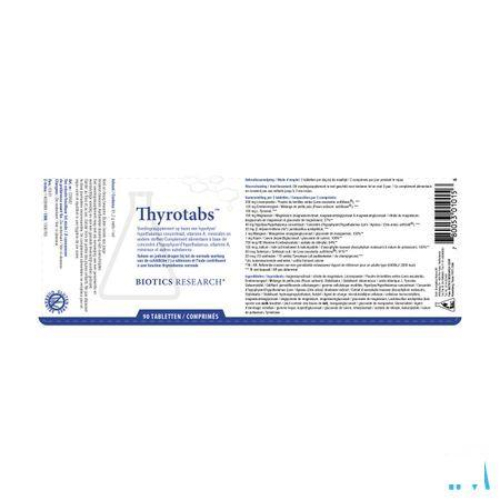 Biotics Thyrotabs 90 comprimés  -  Energetica Natura