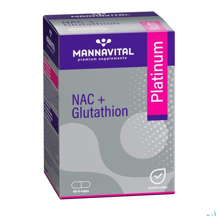 Mannavital Nac Glutathion Platinum V-Caps 60