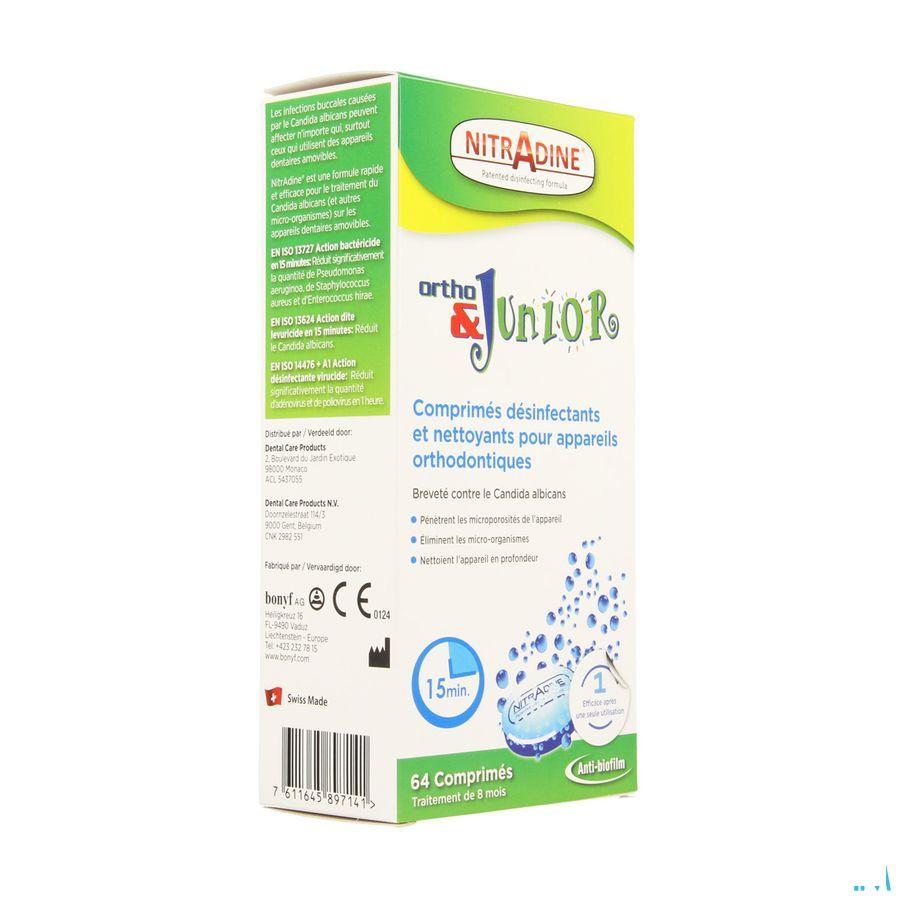 Nitradine Ortho & Junior Comprimes 64  -  Dental Care Products