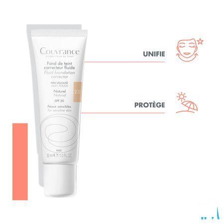Avene Couvrance Fdt Correct. Fluide 2 Naturel 30 ml  -  Avene