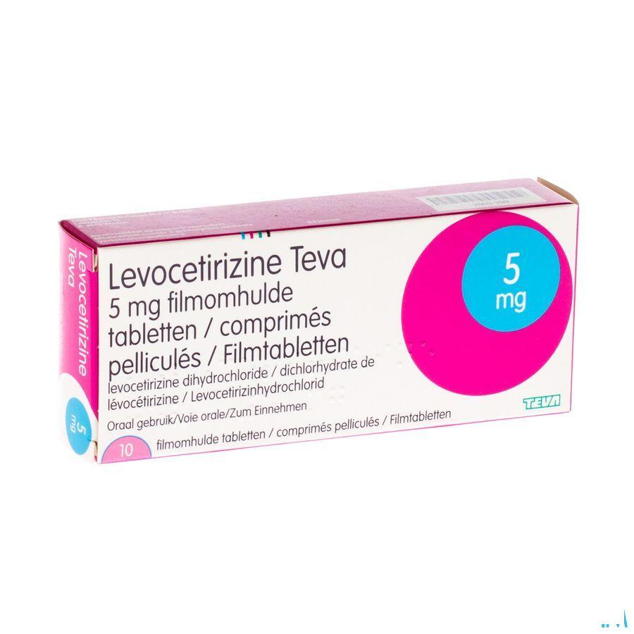 Levocetirizine Teva 5 mg Comprimes 10 