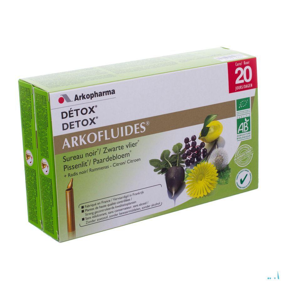 Arkofluide Detox Bio Unicadoses 20 2622074  -  Arkopharma