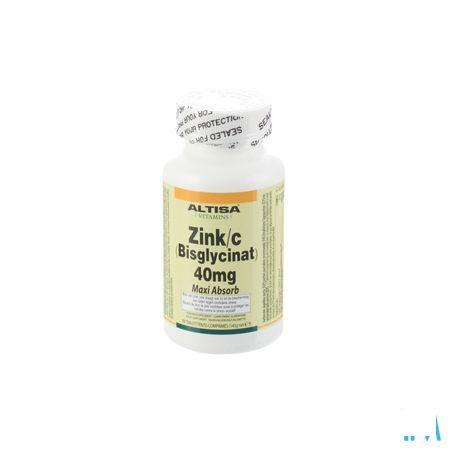 Altisa Zink Bisglycinaat 40 mg Tabletten 90  -  Dieximport