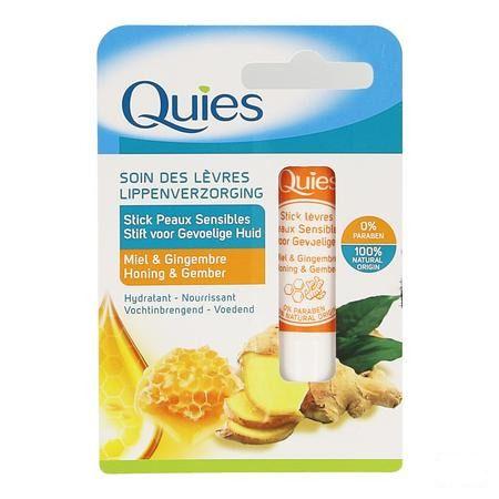 Quies Stick Levres Peau Sensible Miel&gingembre  -  Quies