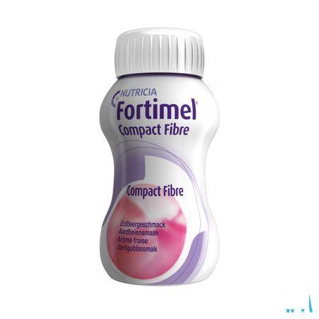 Fortimel Compact Fibre Aardbei 4x125 ml  -  Nutricia
