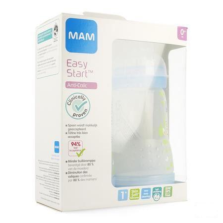 Mam Zuigfles Easy Start Anti colic 260 ml Jongen 2pack