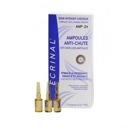 Ecrinal A/Haaruitval Anp2+ Amp 8X5 ml  -  Asepta