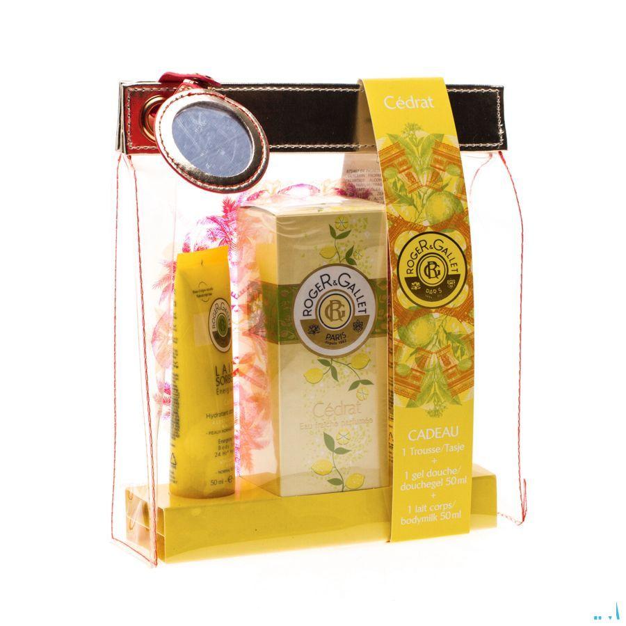 Roger & gallet Coffret Noel Cedrat 100 ml + 50 ml + 50 ml