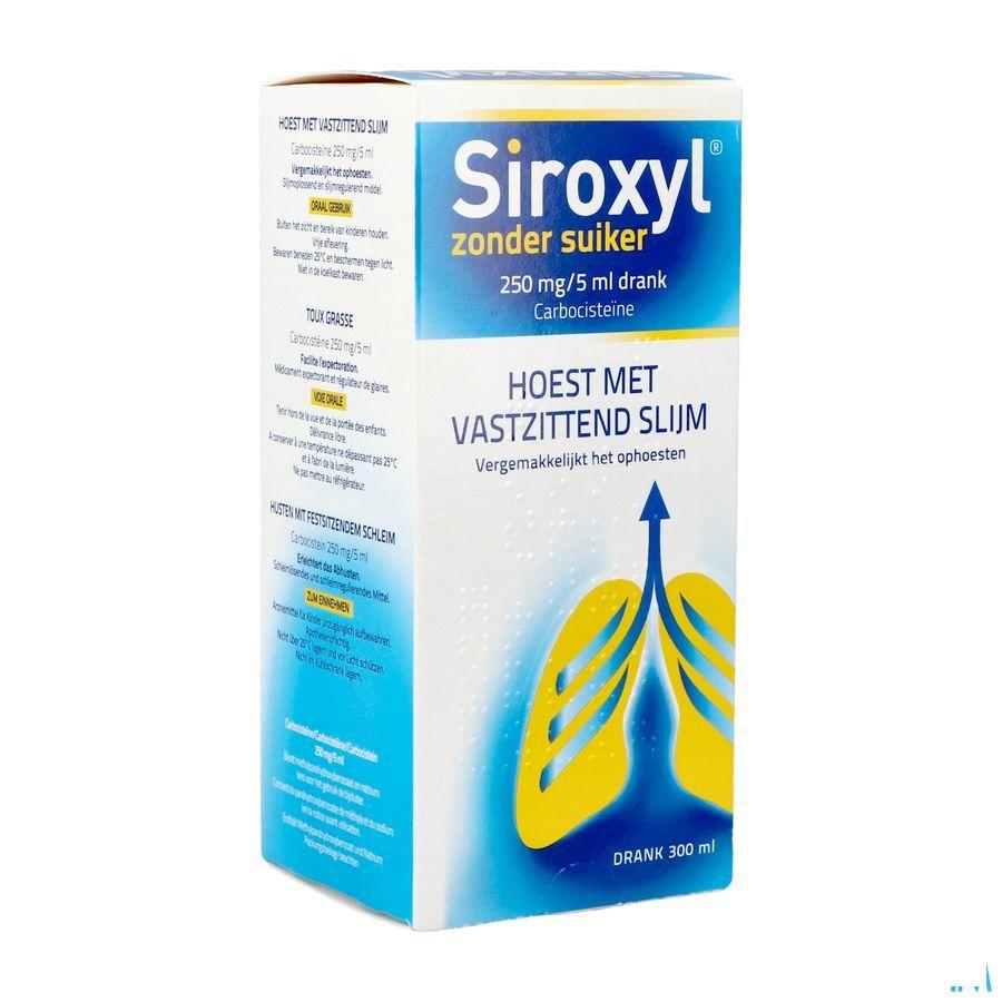 Siroxyl Sirop Sans Sucre/zonder Suiker 300 ml  -  Melisana