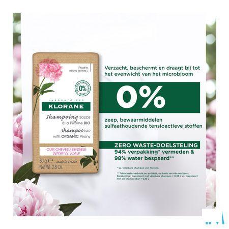 Klorane Capil. Shampooing Solide Pivoine 80 gr