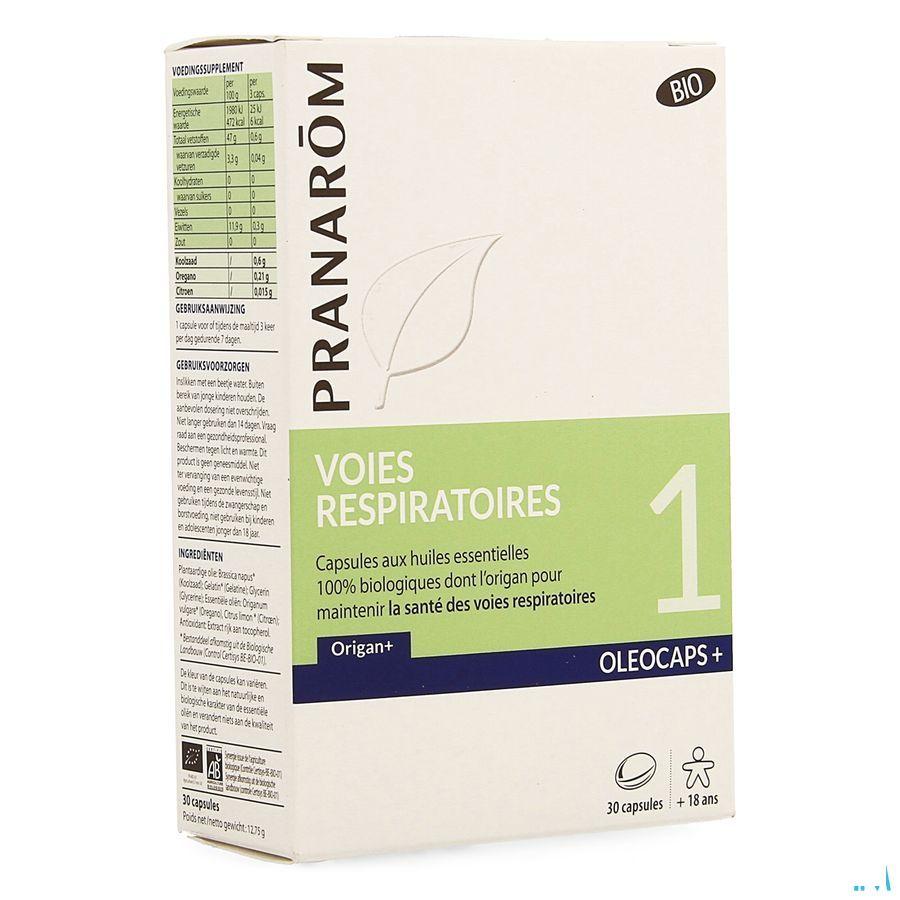 OleoCapsule + Bio 1 Ademhalingswegen Capsule 30  -  Pranarom