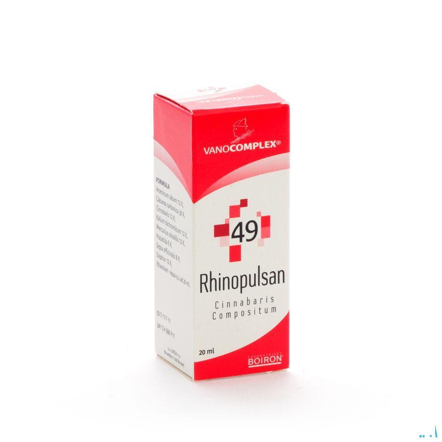 Vanocomplex N49 Rhinopulsan Gutt 20 ml  -  Unda - Boiron