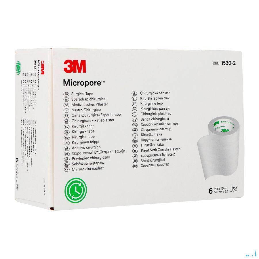 Micropore 3m Hechtpleister 50mmx9,14m Rol 6 1530  -  3M
