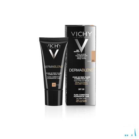 Vichy Fdt Dermablend Fluide 35 Sand 30 ml  -  Vichy