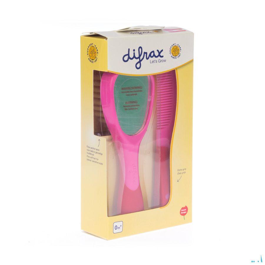 Difrax Set Borstel En Kam Dlx  -  Difrax