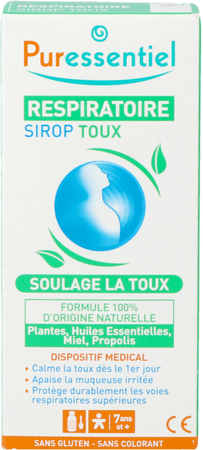 Puressentiel Ademhaling Hoestsiroop 125 ml  -  Puressentiel