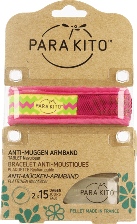 Para'kito Wristband Graffic Ethnic & geom Pink Inca