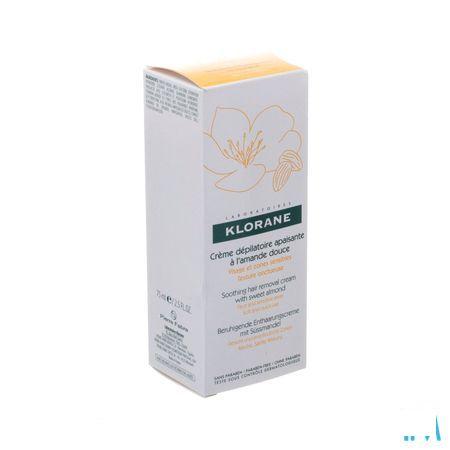 Klorane Ontharingscreme Gelaat-gev Zones Tube 75 ml
