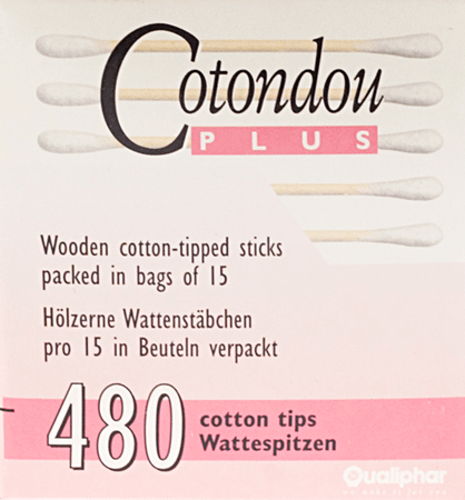 Cotondou Plus Wattestaafje Hout 240