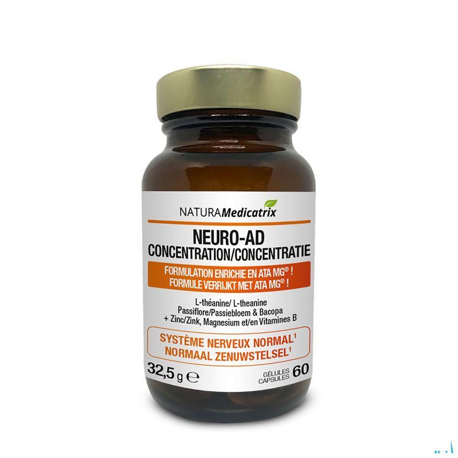Neuro-ad Concentration Pot Capsule 60  -  Natura Medicatrix