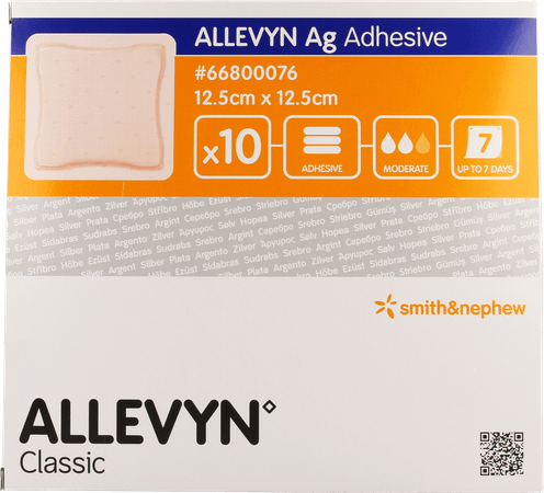 Allevyn Verband Adhesive Hydrocel. 12,5x12,5cm 10 66800010  -  Smith Nephew