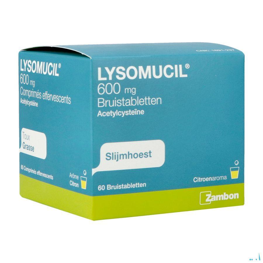 Lysomucil Cpr Eff. 600 mg 60