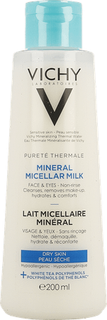 Vichy Pt Lait Micellaire Peau Seche 200 ml  -  Vichy