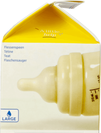 Difrax Tetine Natural Wide Large 678  -  Difrax