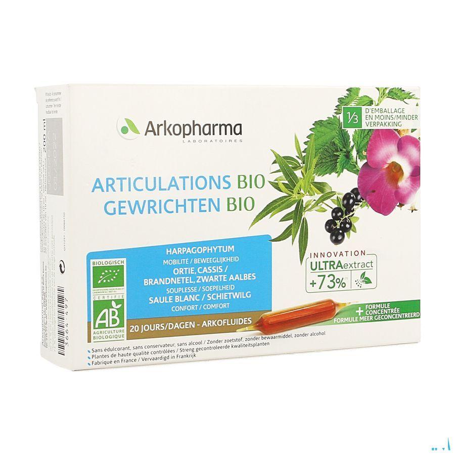 Arkofluide Gewrichten Ampullen 20x10 ml  -  Arkopharma