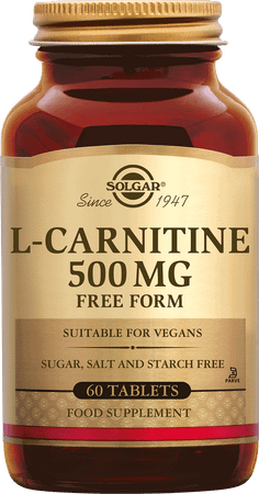 Solgar L-Carnitine 500Mg Comp 60  -  Solgar Vitamins