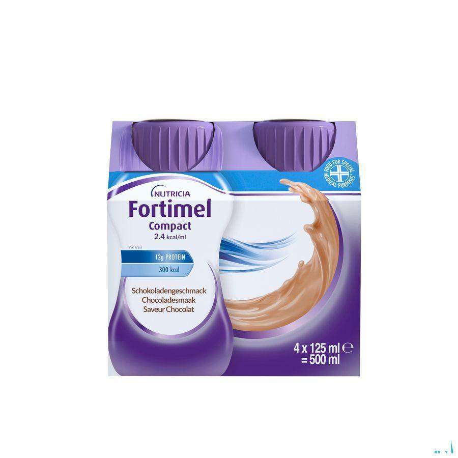 Fortimel Compact 2.4Kcal Chocolat 4 x 125 ml