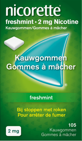 Nicorette Freshmint Kauwgom 105x2 mg