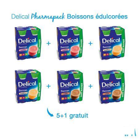Delical Pharmapack Hp Hc Edulc. 5 + 1x(4x200 ml)  -  Bs Nutrition