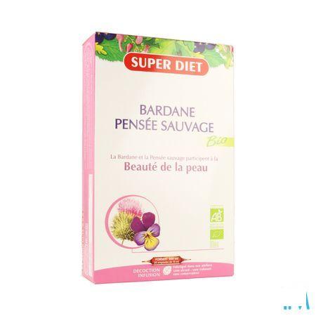 Super Diet Kliskruid-3kleur.viool. Bio Ampullen 20x15 ml  -  Superdiet Laboratoires