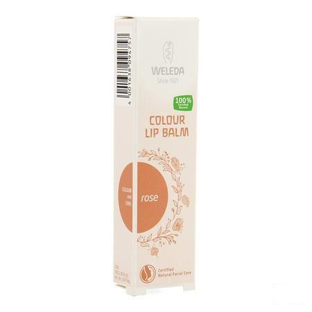 Weleda Colour Lip Balm Rose 10 ml  -  Weleda