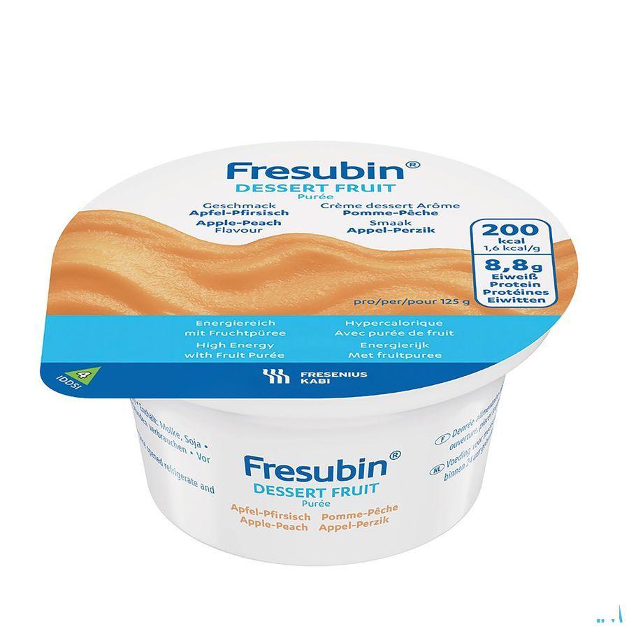 Fresubin Dessert Pomme-peche 4x125 gr 7290701  -  Fresenius
