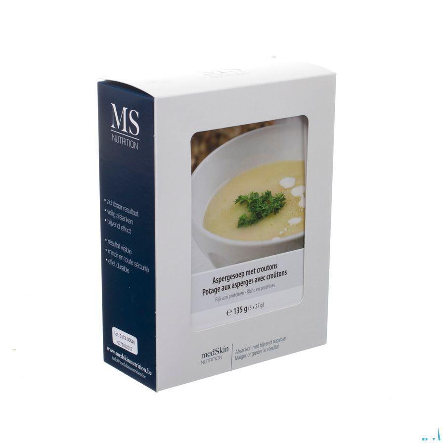 Medskin Potage Asperges Croutons Sachets 5  -  Medskin Nutrition