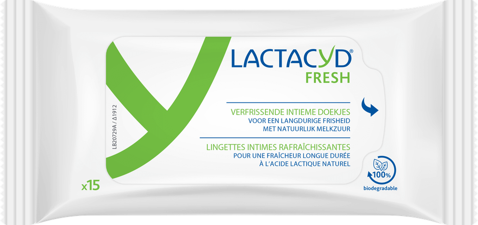 Lactacyd Intieme Wasdoekjes Fresh 15