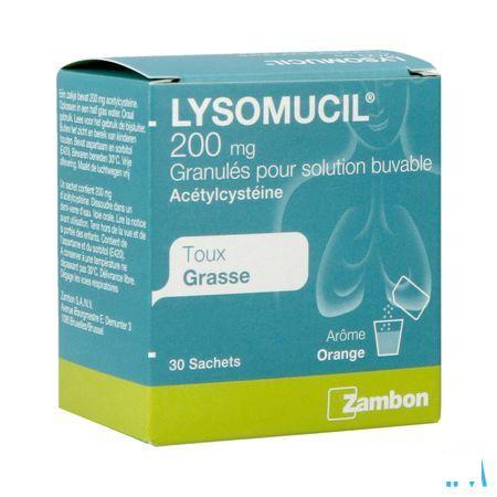 Lysomucil 200 Gran Zakjes 30 X 200 mg