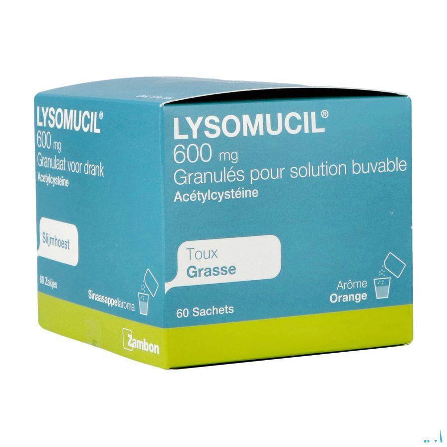 Lysomucil 600 Gran Sachets 60 X 600 mg