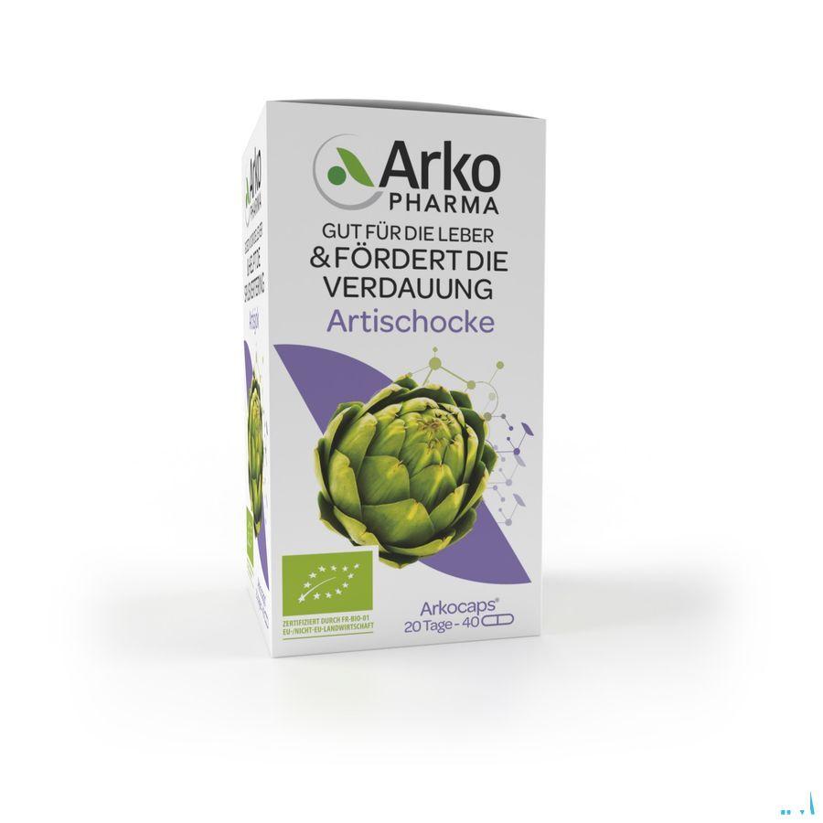 Arkogelules Artichaut Bio Capsule 40  -  Arkopharma