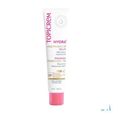 Topicrem Hydra + Geleid.bruin.gezond.uitstral. 40 ml