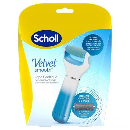 Scholl Velvet Smooth Rape Electrique+gommage Ps Bleu