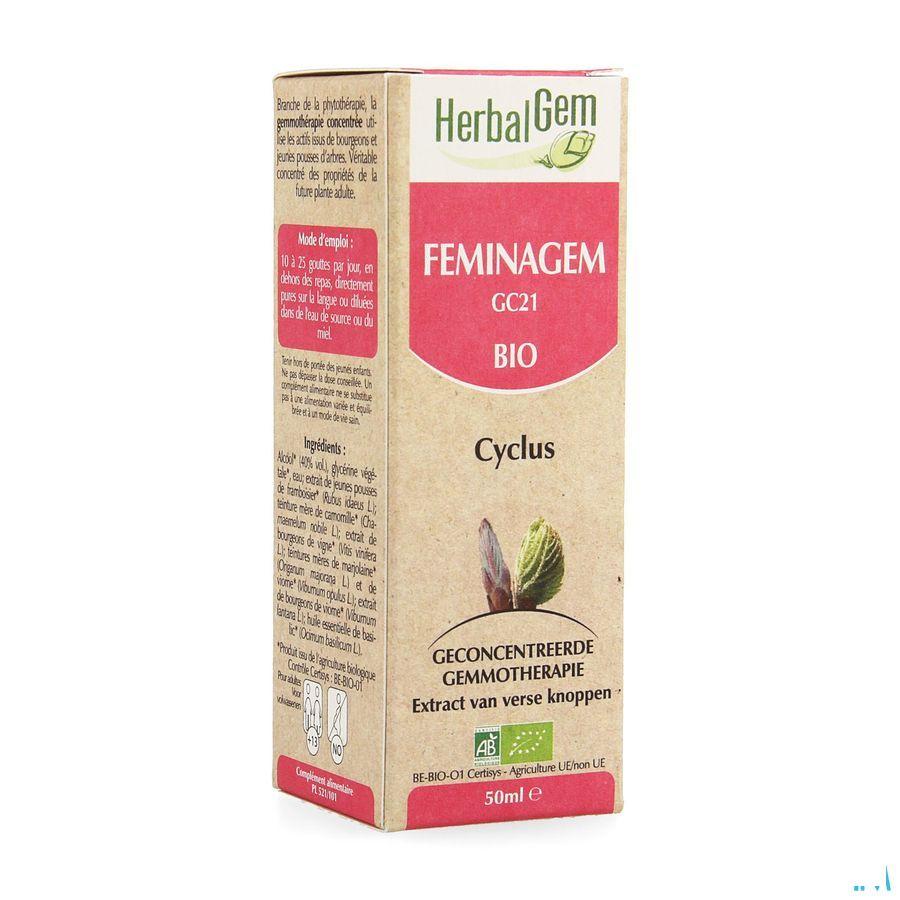 Herbalgem Feminagem Complexe Cycle Bio 50 ml  -  Herbalgem