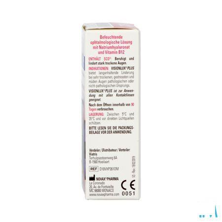 Visionlux Plus Oogdruppels Flacon 1 X 10 ml
