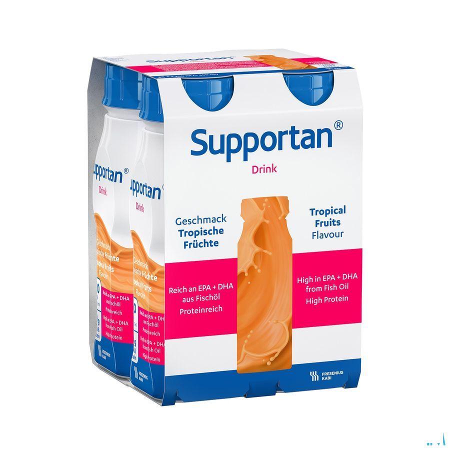 Supportan Fruits Tropicaux Flacon 4x200 ml 7019601  -  Fresenius