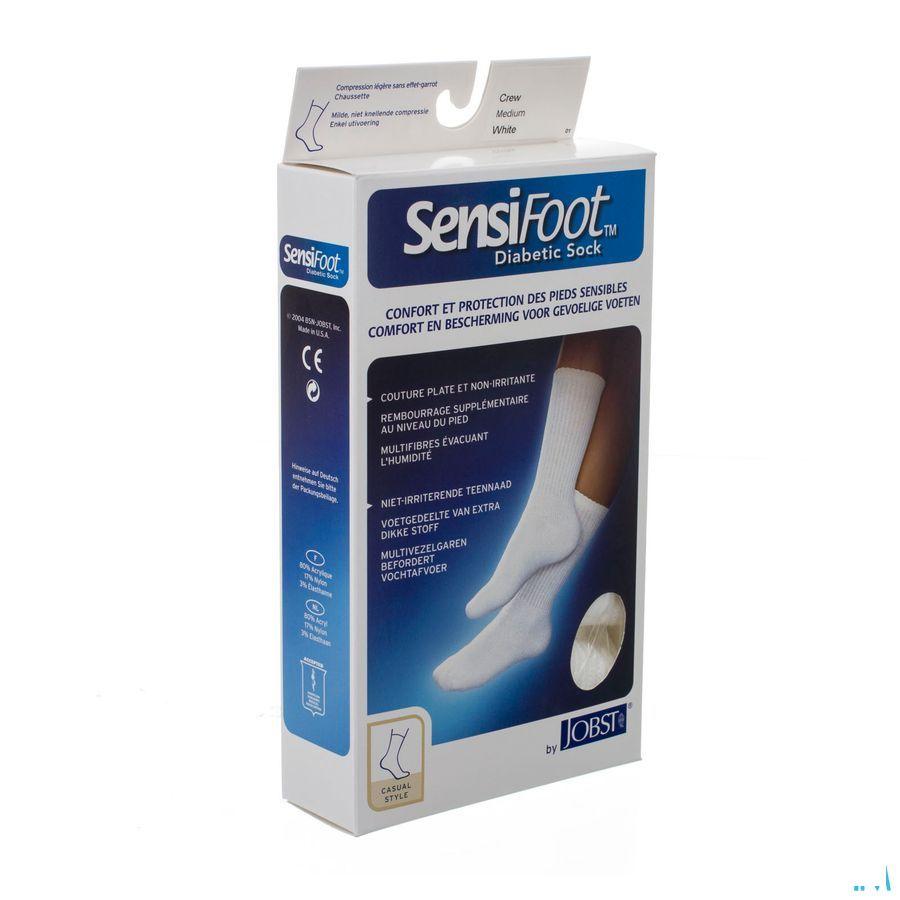 Sensifoot Sok Diabetische Voet Wit 1p M 77146