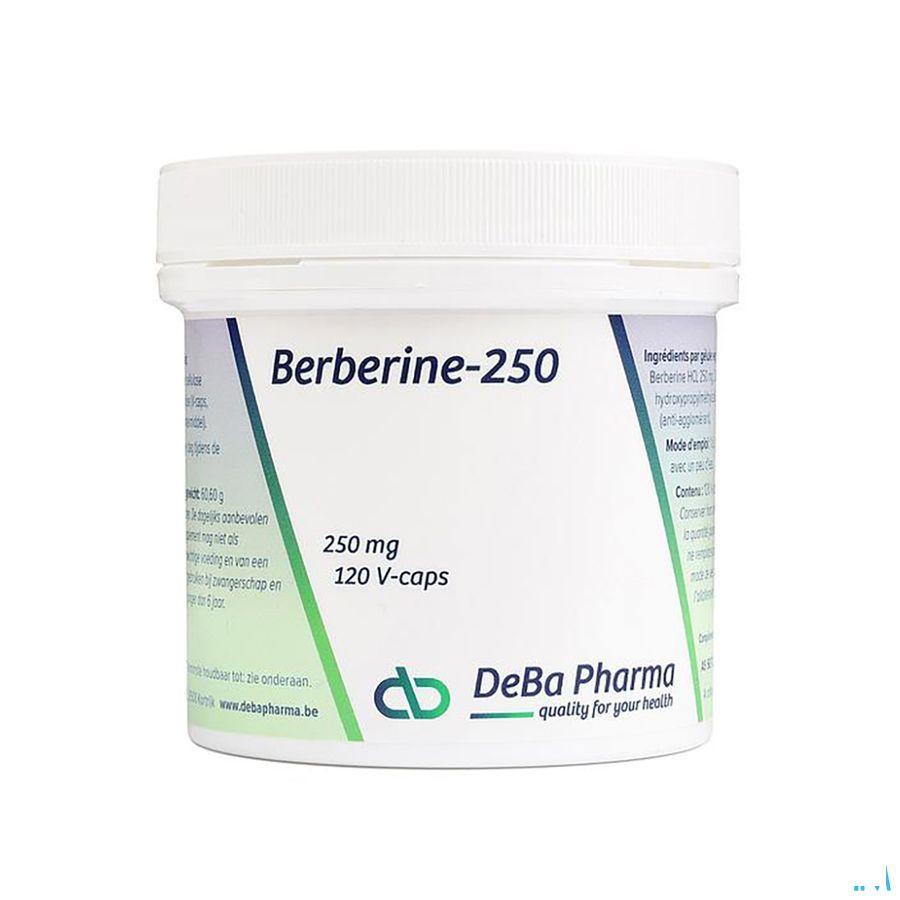 Berberine 250 mg V-Caps 120  -  Deba Pharma